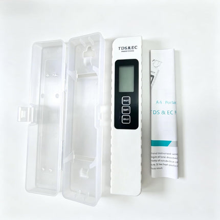 Odetina Water Tester for Drinking Water, 4 in 1 Digital TDS EC Temperature PPM Meter, Portable Water Quality Tester with Color Display, 0-9990 PPM for Home Tap, Hydroponics, Aquarium