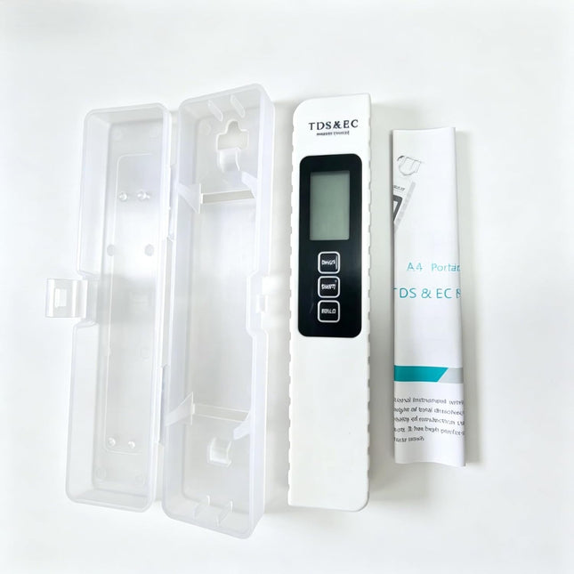 Odetina Water Tester for Drinking Water, 4 in 1 Digital TDS EC Temperature PPM Meter, Portable Water Quality Tester with Color Display, 0-9990 PPM for Home Tap, Hydroponics, Aquarium