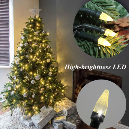 Solhice 300ft Christmas Lights Outside with Remote, 800 LED Waterproof String Lights Plug in, Dark Green Wire Twinkle Fairy Lights for Outdoor Indoor Xmas Tree Garden Decoration