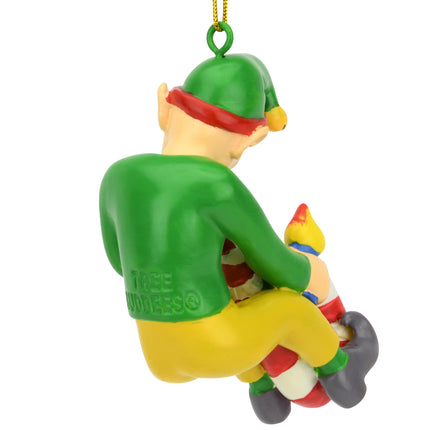 Tree Buddees Candy Cane Bong Elf Funny Weed Christmas Ornament