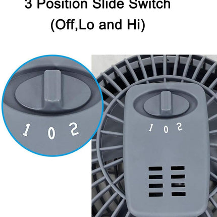 Optimus F0622S Fans, Standard,Gray