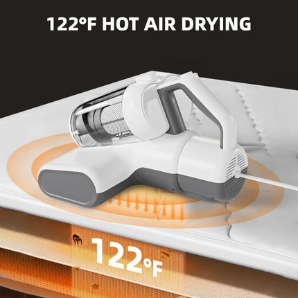 Mattress Vacuum Cleaner, Handheld Bed Vacuum With Wires, Dual Dust Cup Design With Hepa Filter For Removing Dust, Dandruff And Hair, Uv810