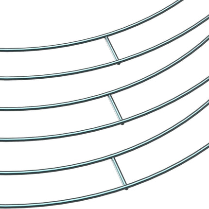 3 Packs Christmas Dark Green 12 Inches Wire Wreath Rings Wire Wreath Frame for Year Valentines Decoration (Style B)
