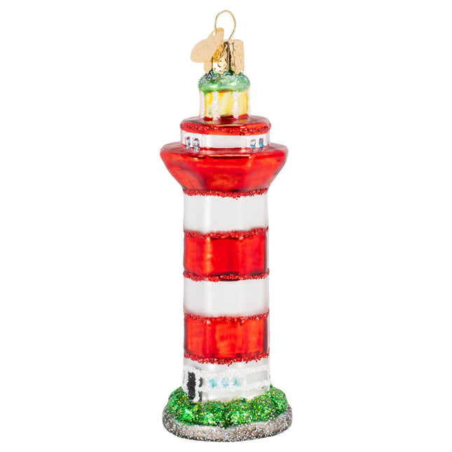 Old World Christmas Ornaments Hilton Head Lighthouse Glass Blown Ornaments for Christmas Tree