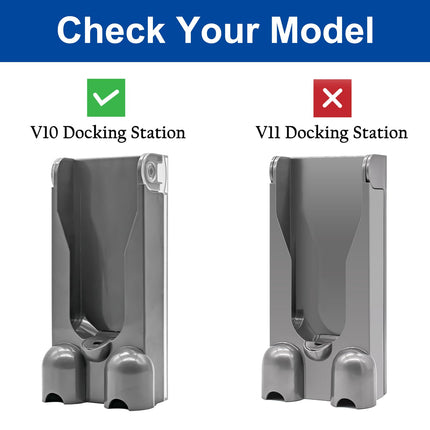 Vacuum Docking Station Wall Mounted Accessories Bracket Compatible With Dyson V10 Vacuum Cleaners Only Part No.96904201 Does Not Fit Dyson V11 Vacuum Cleaners