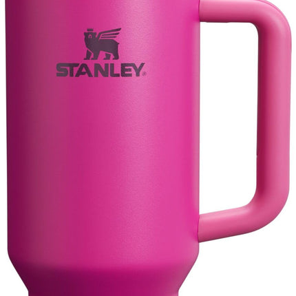 STANLEY Quencher H2.0 Tumbler with Handle and Straw 40 oz | Flowstate 3-Position Lid | Cup Holder Compatible for Travel | Insulated Stainless Steel Cup | BPA-Free | Fuchsia