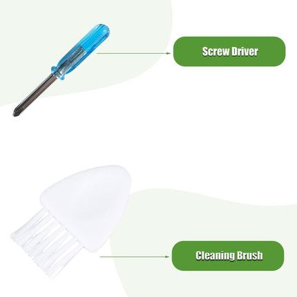 Loveco Parts Kit For Irobot Roomba 600 Series 694 692 690 614 680 660 651 650 & 500 Series 595 585 564 552,3 Filter,3 Side Brush,1 Pairs Bristle And Flexible Beater Brush