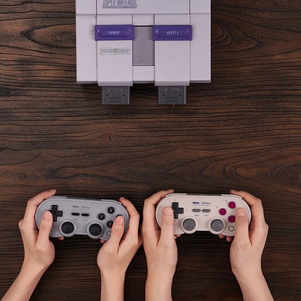 8BitDo SNES SFC Wireless Bluetooth Retro Receiver Adapter Compatible with DualShock 3, DualShock 4, Wiimote, Wii U Pro, Switch Joy-Cons, Switch Pro Bluetooth Controllers