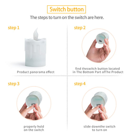 Solar Candle Light, White Light, Solar Charging Tea lamp, 6 fire Wax Lights, Suitable for Weddings, Valentine's Day, Halloween, Christmas, Garden Decoration, etc.
