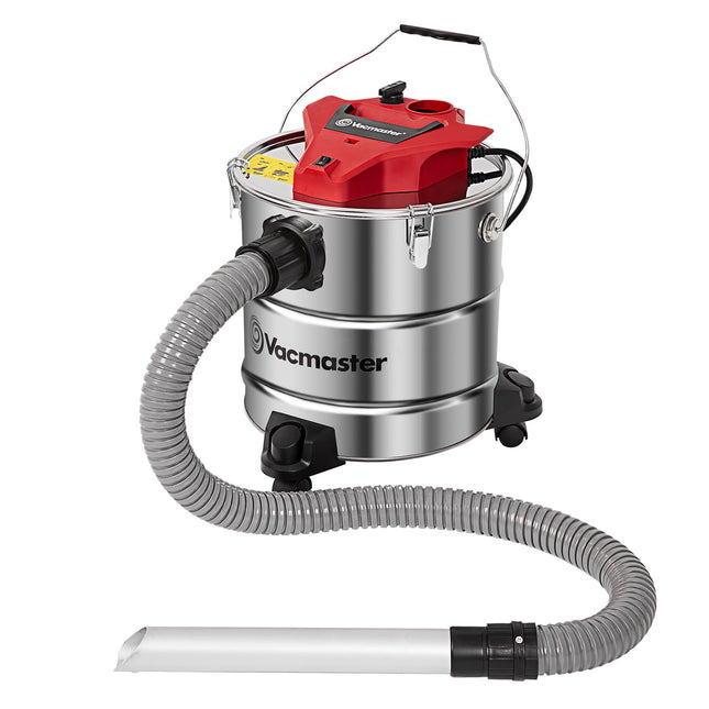 Vacmaster Eav508S 1101 5Gallon 8 Amp Ash Vacuum Cleaner Stainless Steel Tank With Hepa Filter & Hose Accessories, 5 Gal, Red