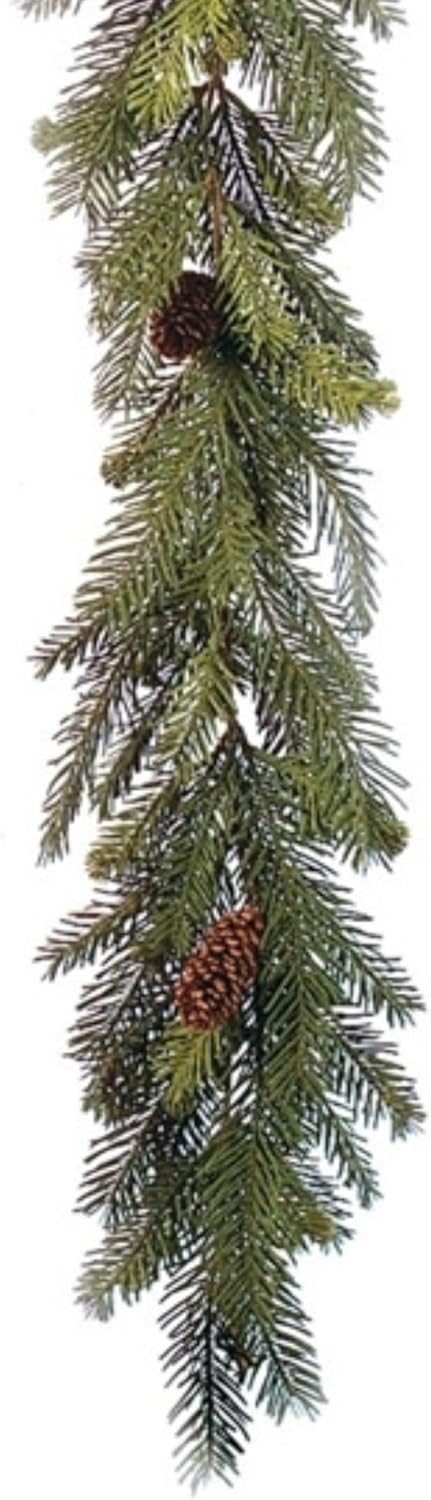 Sullivans Christmas Garland, 6 Ft Balsam Fir Garland, Lightweight Alpine Fir Greenery Garland Indoor Holiday Décor, Perfect for Fireplace Mantle, Weddings, Dining and Living Room
