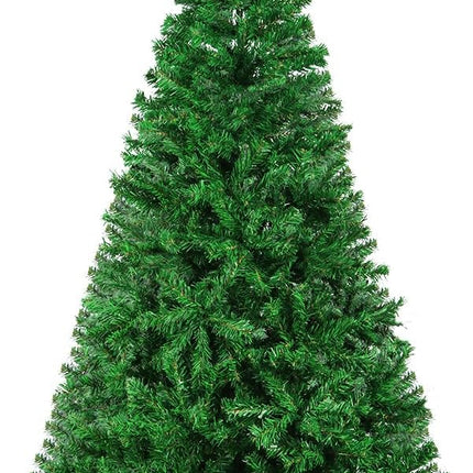 Christmas Tree, 6 FT Artificial Christmas Tree, Xmas Pine Tree with Solid Foldable Metal Stand Perfect for Indoor and Outdoor Holiday Decoration, Green