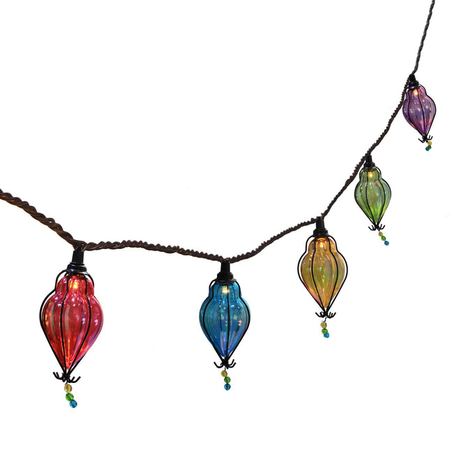Multicolor - Decorative String Lights with 10 Bulbs Connectable-Indoor Outdoor Plug in Fairy Lights for Christmas Party Wedding Bedroom Patio Decor