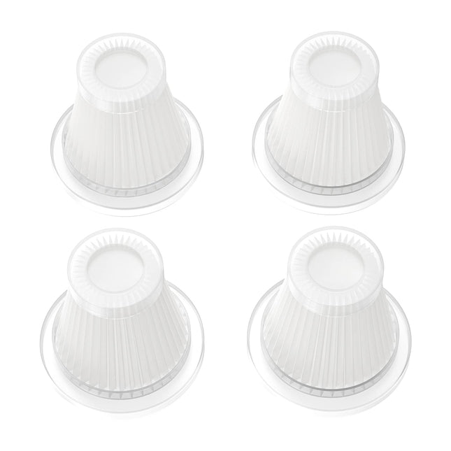 Shinebella 4 Pack Hepa Filter For Handheld Car Vacuum Cleaner, Filter For Cordless Desk Vacuum Cleaner,Only Compatible, Washable