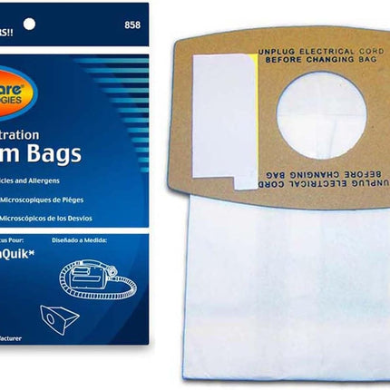 Envirocare Micro Filtration Vacuum Cleaner Dust Bags Made To Fit Riccar Supraquik And Simplicity Type S And Fastvac 6 Pack