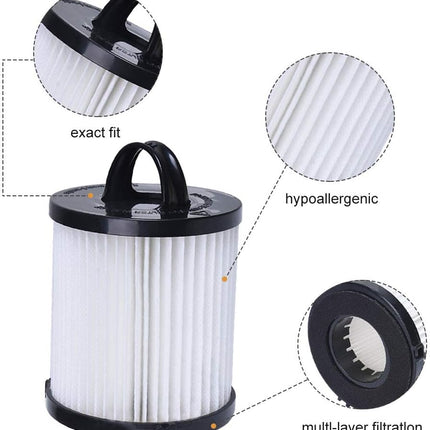 Safercctv Ef6 Hepa Filter And Washable Reusable Cup Filter Vacuum Filter Dcf21 Replace67821, 68931, 68931A, Ef91 Compatible With Eureka Airspeed As1000 Series Upright Vacuum Cleaners 2