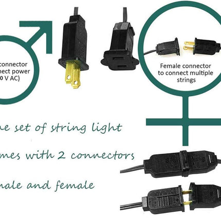 LOKATSE HOME 9.1 inch 10FT 10pcs G40 Bulbs Patio Outdoor Globe Incandescent Lights String for Backyard Deck Bistro Pergolas Balcony Wedding Gathering Parties Markets Decor, Warm White