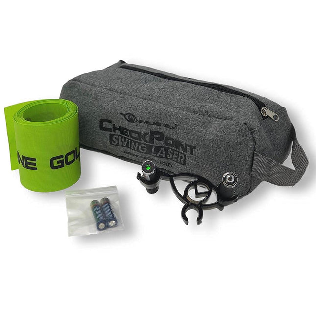 EyeLine Golf Check Point Swing Laser - High End Green Lasers Rapidly Improve Your Swing and Fix Your Slice or Hook Shots- Swing Trainer, Path Aid, Greater Distance - Driver and Irons