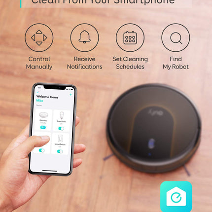 Eufy Boostiq Robovac 30C, Robot Vacuum Cleaner, Wifi, Superthin, 1500Pa Strong Suction, Boundary Strips Included, Selfcharging Robotic Vacuum Cleaner Reed