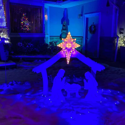 Color LED Outdoor Landscape Spotlight Remote 10W RGB Waterproof Spot Light for Yard Tree Garden Halloween Christmas Lighting