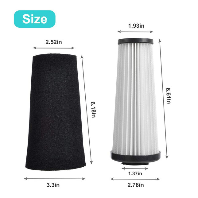 Keepow F112 Filter Odor Trapping Compatible With Dirt Devil Endura Ud20124 Ud70355B Ud70187 Ud70186 Ud70181 Ud70167P Ud20120Nc Ud70161 Ud70171 Ud70174 Ud70174B Ud70164 Ud70182, 4 Pack