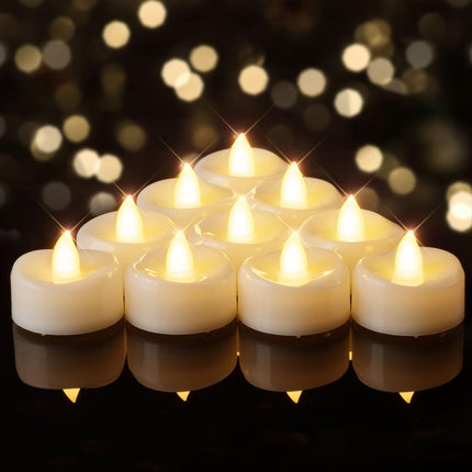 BEICHI Flameless Candles, 12/24/50/100/150 Pack Tea Lights Battery Operated, No Flickering Votive Candles LED Tea Lights for Halloween Christmas Wedding Home (150 Pack, Warm White)