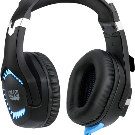 Adesso Xtream G3-7.1 Surround-Sound Gaming Headset with Noise Cancelling Microphone and LED Lighting for PC, PS4, Xbox, Nintendo Switch, and Laptops