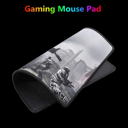 RGB Gaming Keyboard and Colorful Mouse Combo,USB Wired LED Backlight Gaming Mouse and Keyboard for Laptop PC Computer Gaming and Work,Letter Glow,Mechanical Feeling
