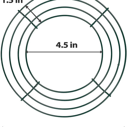 8 Pack Wire Wreath Frame 8 Inch Metal Wreath Form Wreath Ring for Crafts DIY Front Door Wreaths Christmas Year Wreaths Valentines Wedding Garden Home Party Decoration with 38 Yard Paddle Wire