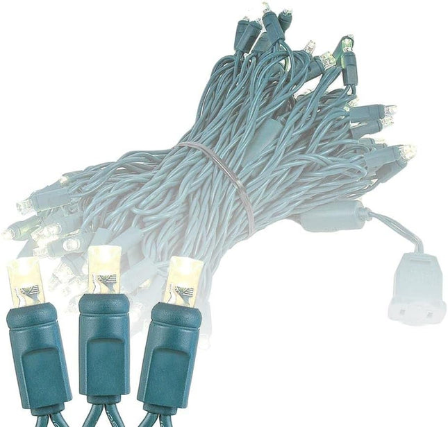 Novelty Lights 50FT 100 LED Christmas String Lights, Tree Lights Indoor Outdoor Commercial Grade LED Mini Light Set With 40,000 Hours Rating, Christmas Lights Christmas Tree Lights (Warm White)