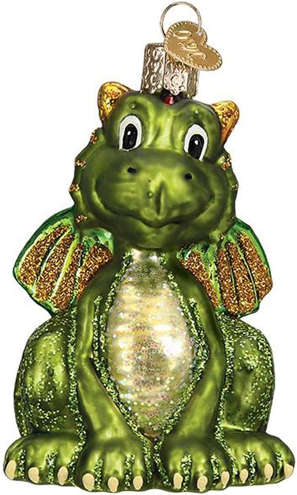 Old World Christmas Ornaments Little Dragon Glass Blown Ornaments for Christmas Tree