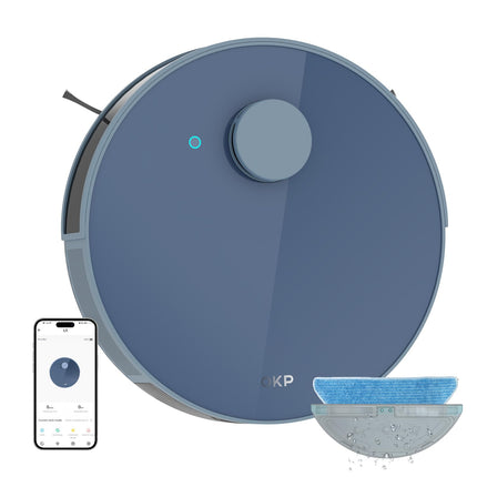Robot Vacuum And Mop Combo, Lidar Navigation, 4000Pa Suction, Nogo Zone, 200Mins Runtime, Smart Mapping Robotic Vacuum, Wifiappalexa Control, Ideal For Pet Hair, Hard Floor And Carpet