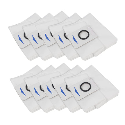 Uniqus 10 Pack Vacuum Cleaner Filter Bags Compatible With Ecovacs Deebot X1 Omni Turbo T10 T20 Robot Vacuum Cleaner…