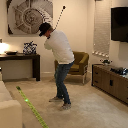 EyeLine Golf Check Point Swing Laser - High End Green Lasers Rapidly Improve Your Swing and Fix Your Slice or Hook Shots- Swing Trainer, Path Aid, Greater Distance - Driver and Irons