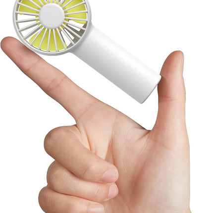 Jisulife Mini Fan Battery Operated Handheld With 2000 Mah Or Usb Powered Personal Fan,3 Speeds,Enhanced Airflow, Rechargeable