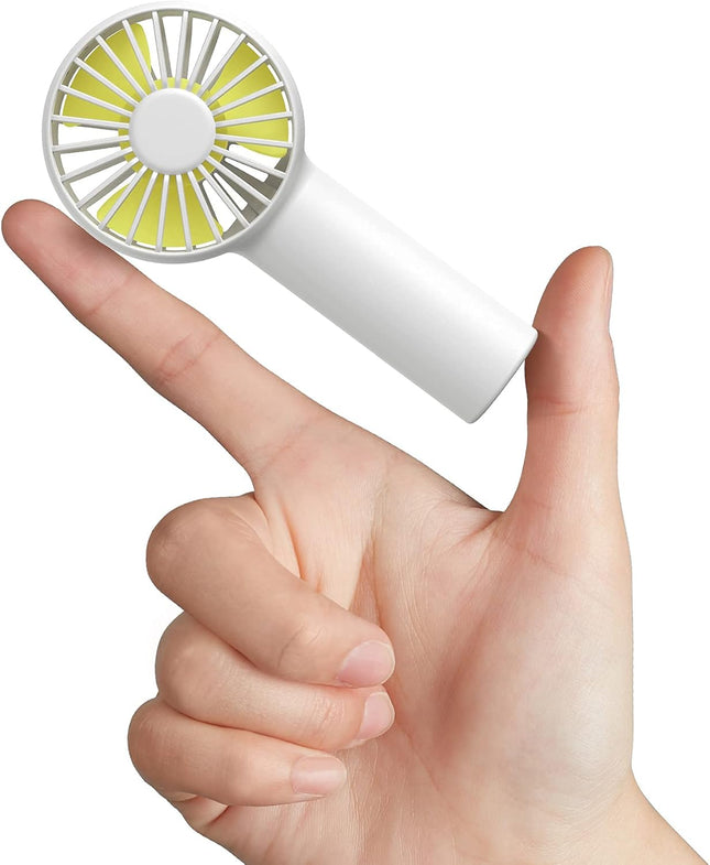 Jisulife Mini Fan Battery Operated Handheld With 2000 Mah Or Usb Powered Personal Fan,3 Speeds,Enhanced Airflow, Rechargeable