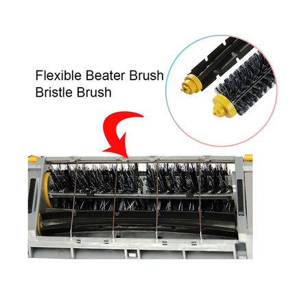 Accessory Kit Bristle Beater & Side Brushes & Aero Vac Filters Compatible With Irobot Roomba 600 Series 585 595 614 618 620 630 650 660 680 685 690 692 694 695 Vacuum Parts