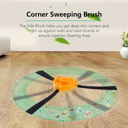 Neutop Parts Compatible For Ecovacs Deebot N79S N79 Dn622 Dn622.11 Dn622.31 N79W N79Se And Deebot 500 Dc3G Robot Vacuum With 1 Roller Brush 12 Filter Sets 6 Side Brushes 1 Mesh Filter