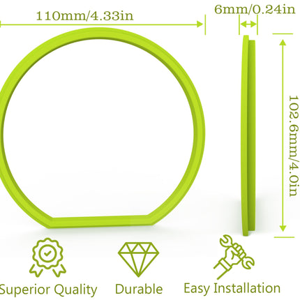 Gasket Compatible With Ryobi 18V Stick Vaccum Dust Bin Lid, Easytoinstall Seal For Improved Dust Containment, Works For Models Pcl720, Pblsv716, Pblsv717