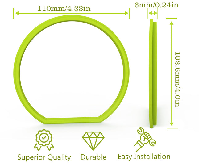 Gasket Compatible With Ryobi 18V Stick Vaccum Dust Bin Lid, Easytoinstall Seal For Improved Dust Containment, Works For Models Pcl720, Pblsv716, Pblsv717