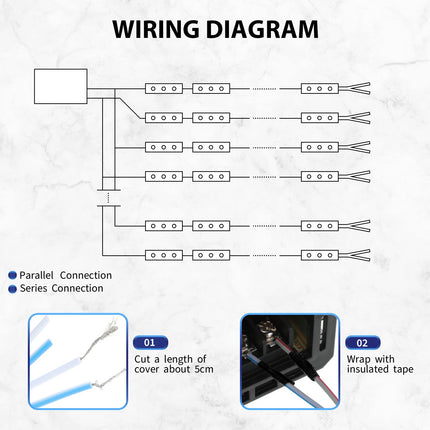 500 Pcs LED Module White 6500K 1.2W LED Storefront Lights Waterproof Replacement Lights for Inflatables Decorative LED Module Light with Tape Adhesive Backside for Christmas Letter Advertising Signs