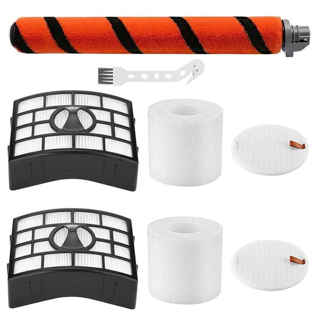 Parts For Shark Apex Duoclean Az1002 Az1000W Ax950 Ax951 Ax952 Vacuum Cleaner,1 Pack Soft Brush Roller, 2 Pack Hepa Filters & 2 Pack Foam Filters