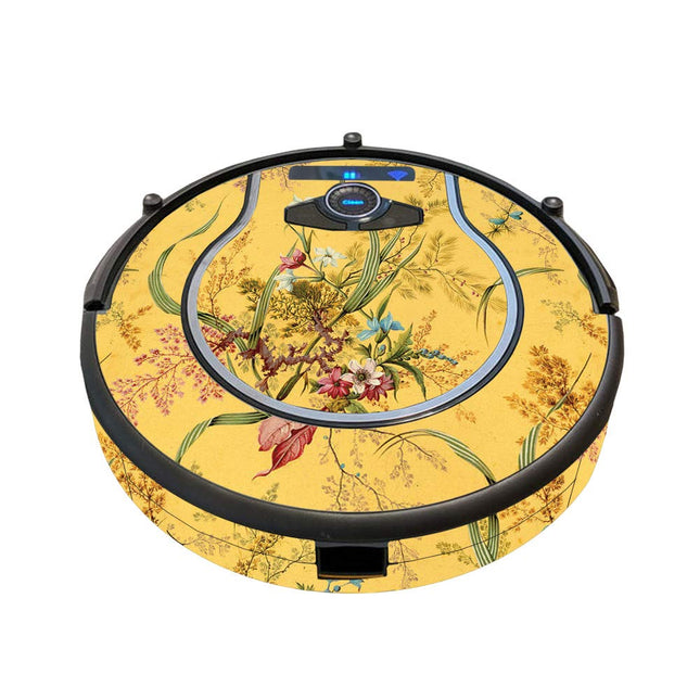 Mightyskins Skin Compatible With Shark Ion Robot 750 Vacuum Minimal Coverage Yellow Marble End Protective, Durable, And Unique Vinyl Decal Wrap Cover Easy To Apply, Remove Made In The Usa