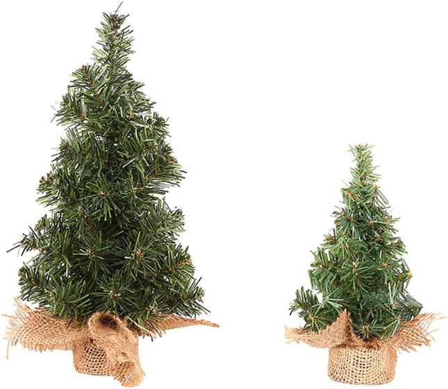 Artificial Small Mini Christmas Tree for Tabletop, Table Top Christmas Tree, Mini Christmas Tree for Party Decoration, Small Desk Xmas Tree, Festive Ornament(30cm)
