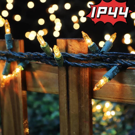 Christmas String Light,100 Count Incandescent Mini String Light for Indoor & Outdoor Use (Yellow)