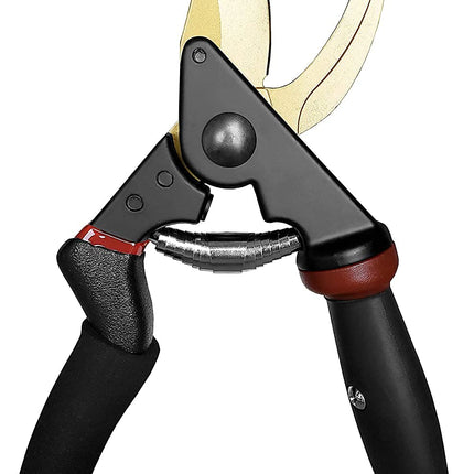 gonicc 8.5" Professional Rotating Bypass Titanium Coated Pruning Shears(GPPS-1014), Secateurs, Scissors, Pruners with Heavy Duty SK5 Blade. Soft Cushion Grip Handle for Everyone.