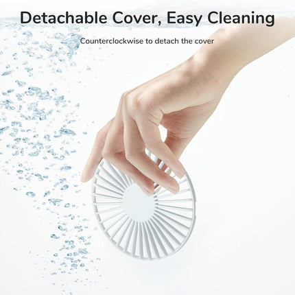 Jisulife 6000Mah Handheld Fan 30H Max Cooling Time] Mini Portable Hand Fan, Usb Rechargeable Small Personal Fan,Battery Operated