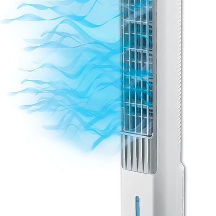 Arctic Air Tower+ Indoor Evaporative Cooler With Oscillating And Quiet Fan Function, AutoOff Timer, 4 Fan Speeds, Led Night Light