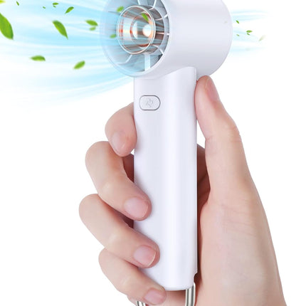 Handheld Fan, Mini Portable Fan With 3 Speeds, Ultra Quiet, Lightweight, Usb Rechargeable Battery Operated Personal Fan, 12 Hours