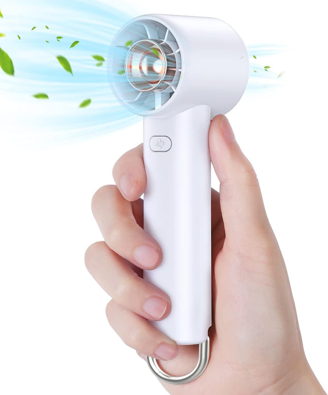 Handheld Fan, Mini Portable Fan With 3 Speeds, Ultra Quiet, Lightweight, Usb Rechargeable Battery Operated Personal Fan, 12 Hours